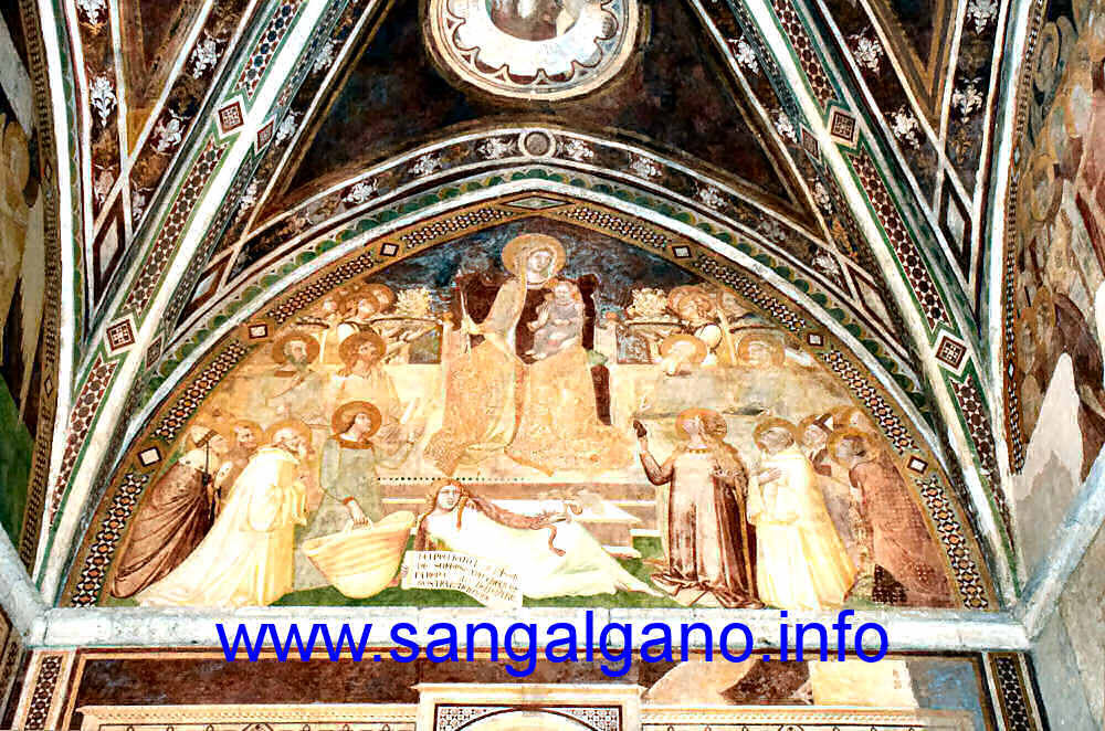 la Maesta'. Cappella del Lorenzetti