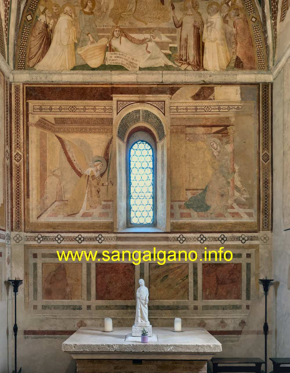 l'Annunciazione dopo i restauri