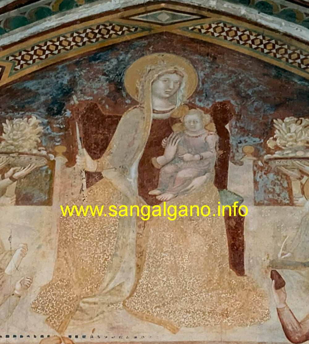 la Maesta'. Cappella del Lorenzetti